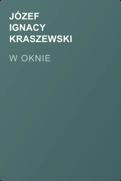 W oknie — обложка книги