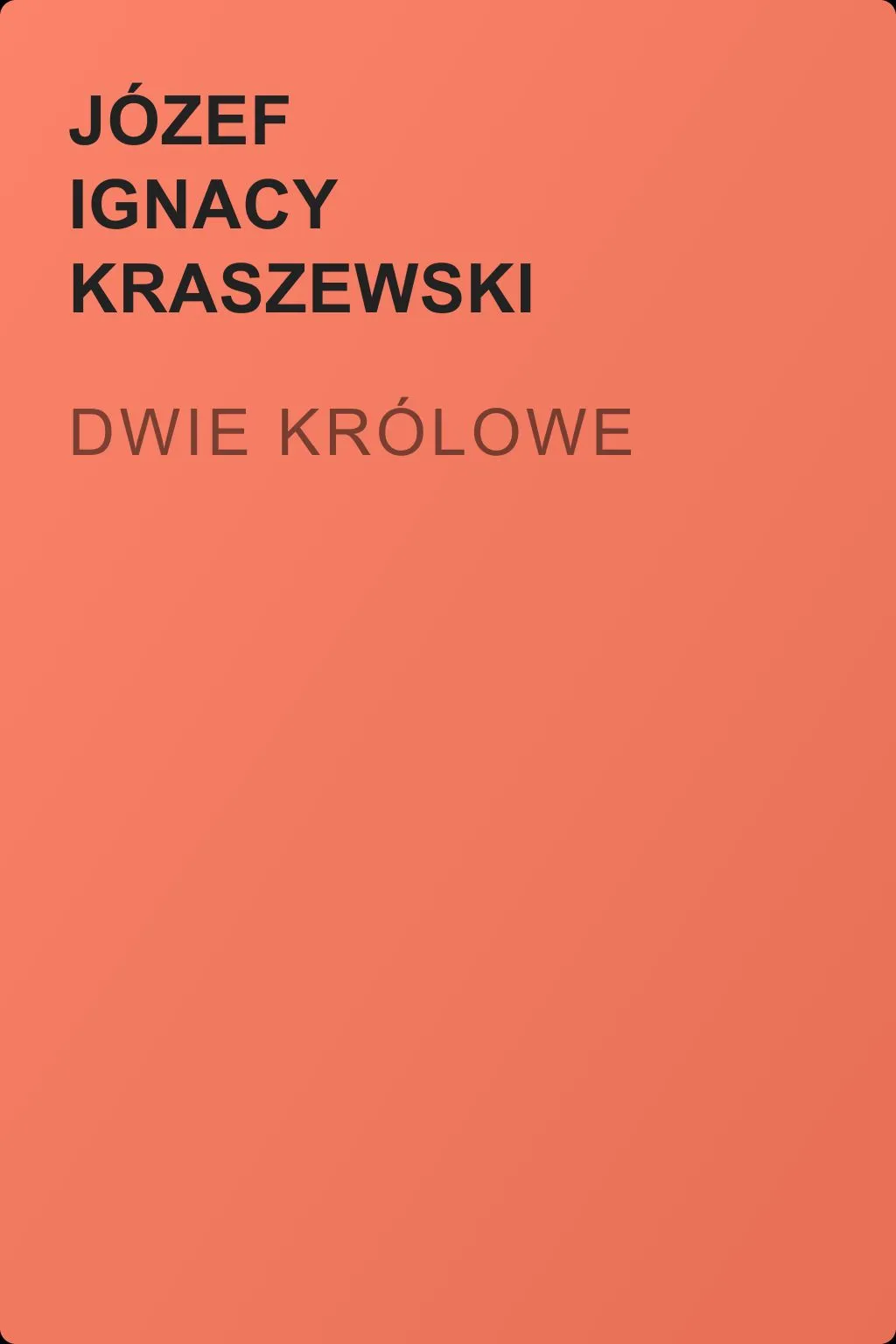Dwie królowe — обложка книги