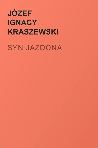 Syn Jazdona — обложка книги