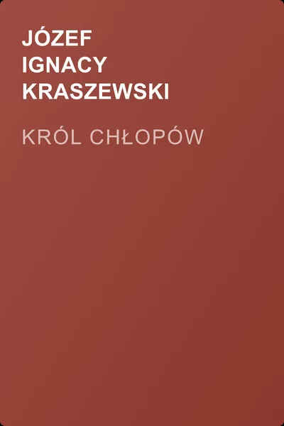 Król chłopów — обложка книги