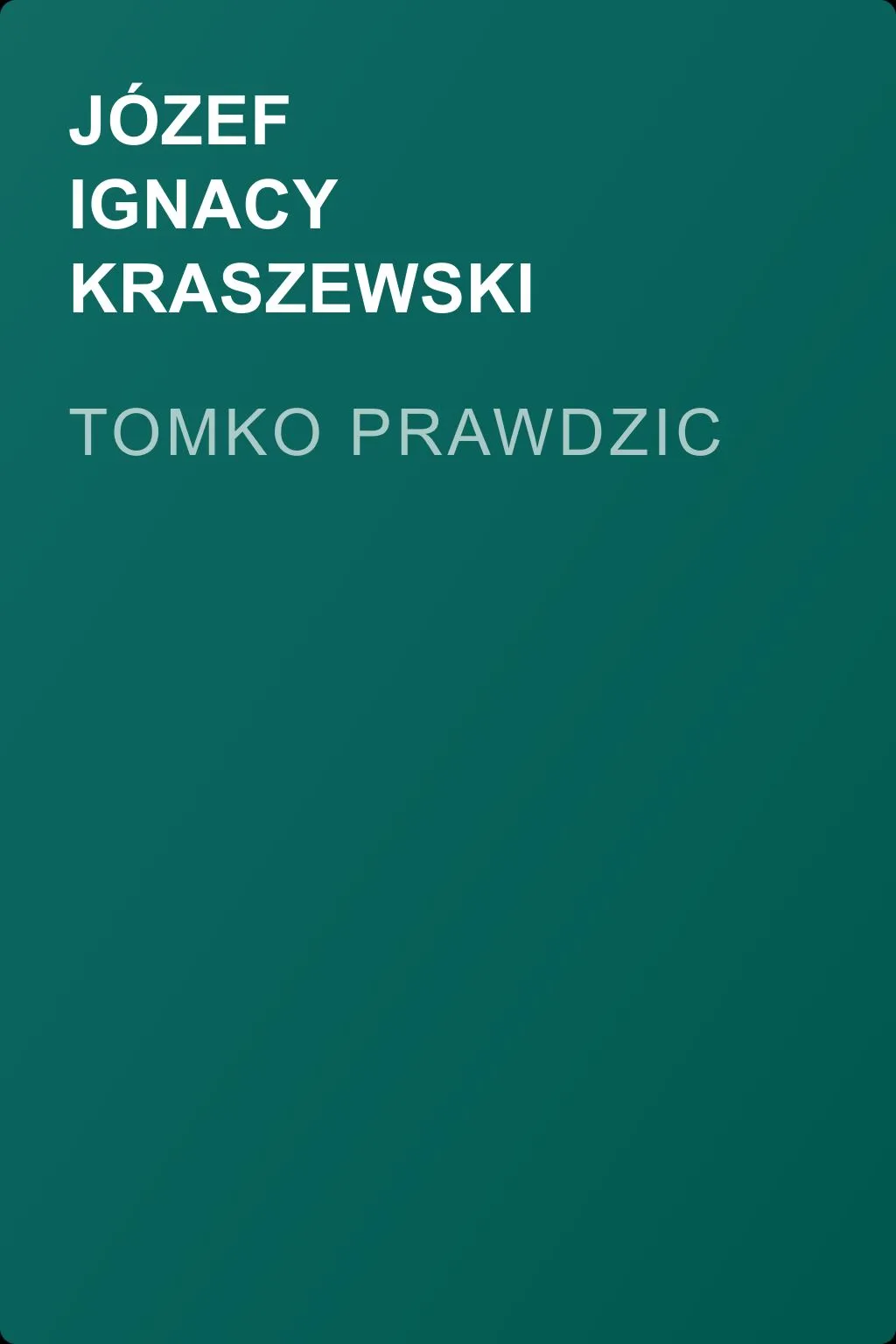Tomko Prawdzic — обложка книги