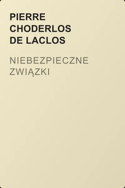 Niebezpieczne związki — обложка книги