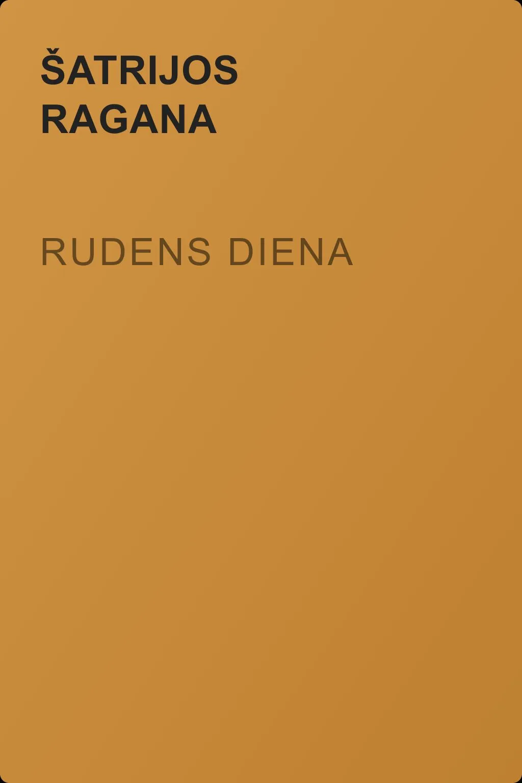 Rudens diena — обложка книги