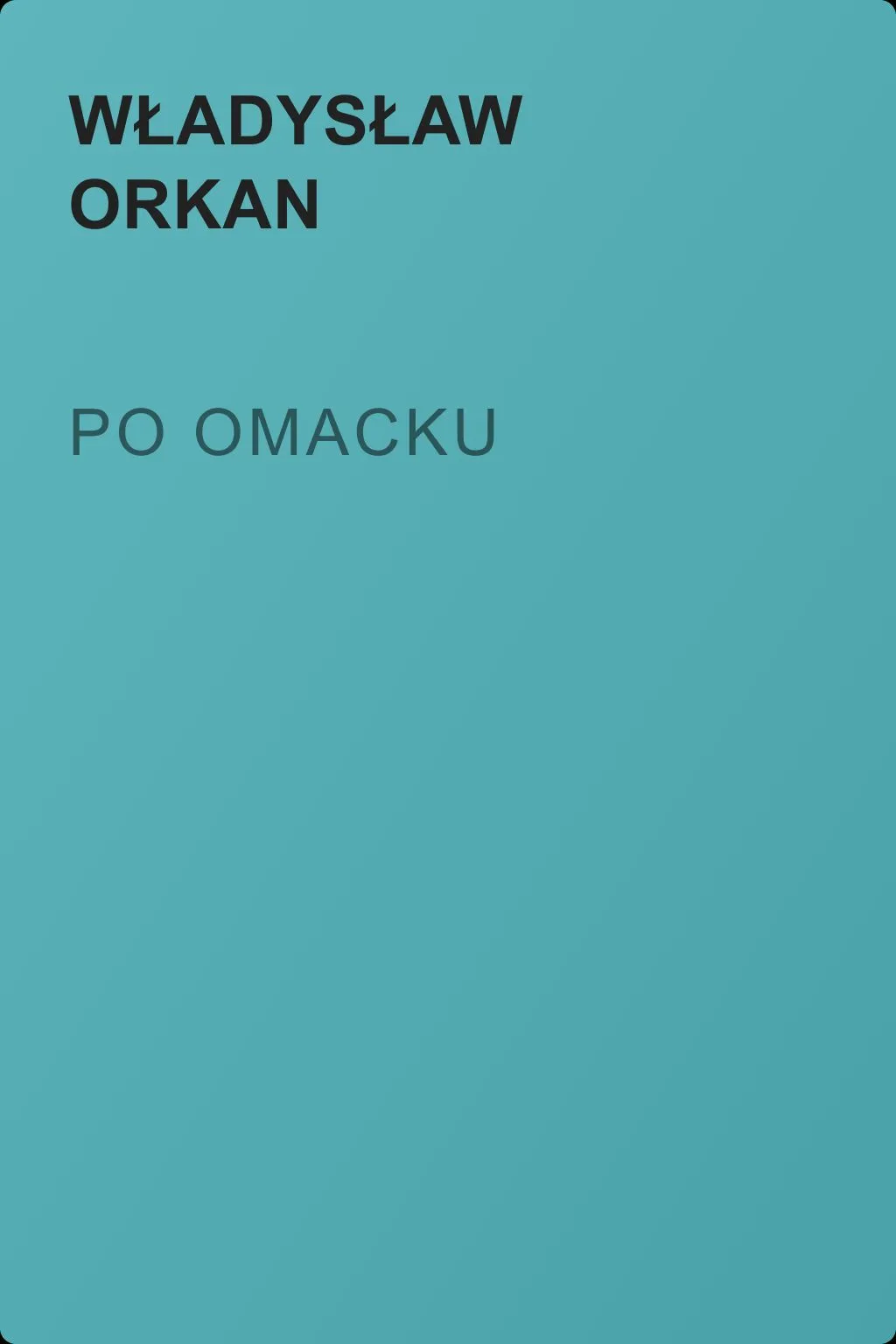 Po omacku — обложка книги