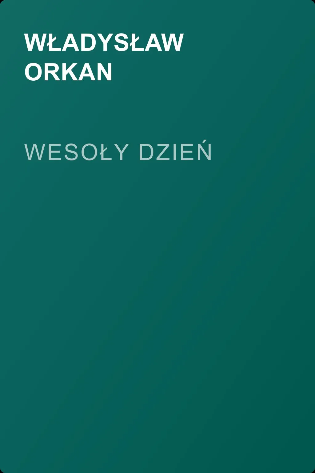 Wesoły dzień — обложка книги