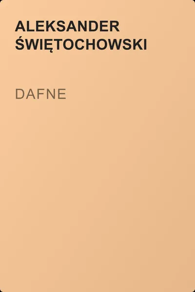 Dafne — обложка книги