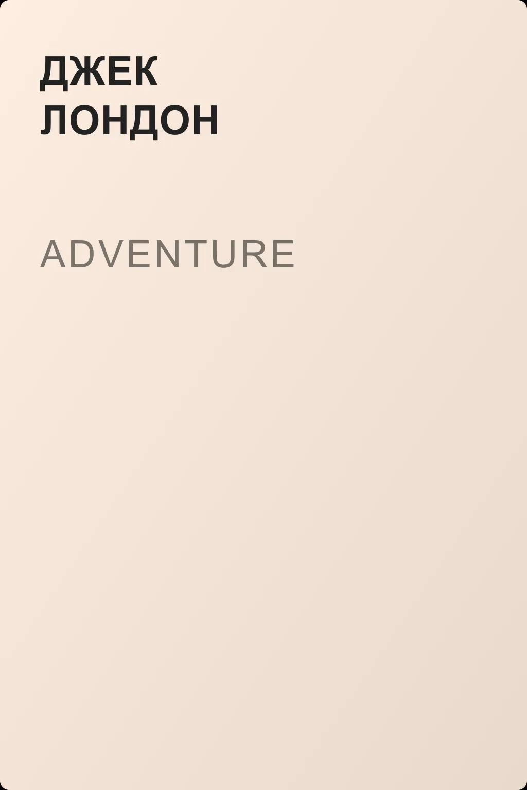 Adventure — обложка книги