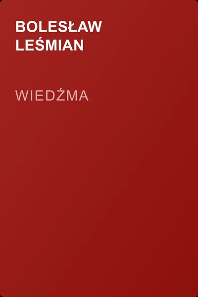 Wiedźma — обложка книги
