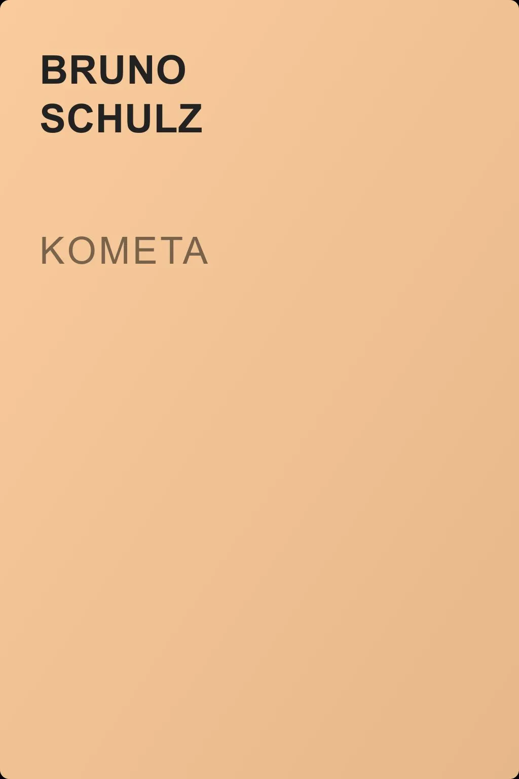 Kometa — обложка книги