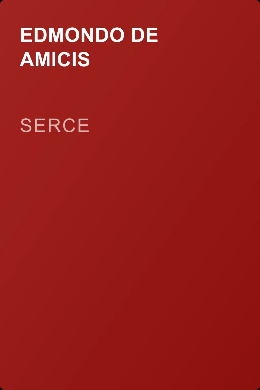 Serce — обложка книги