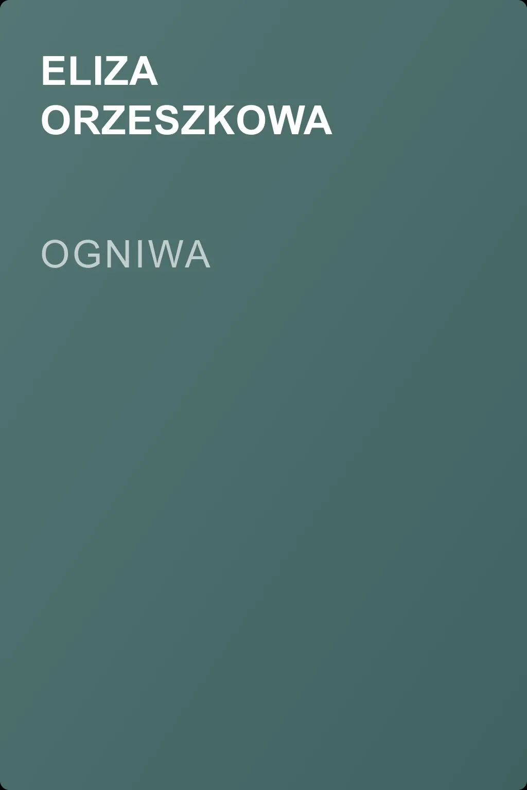 Ogniwa — обложка книги