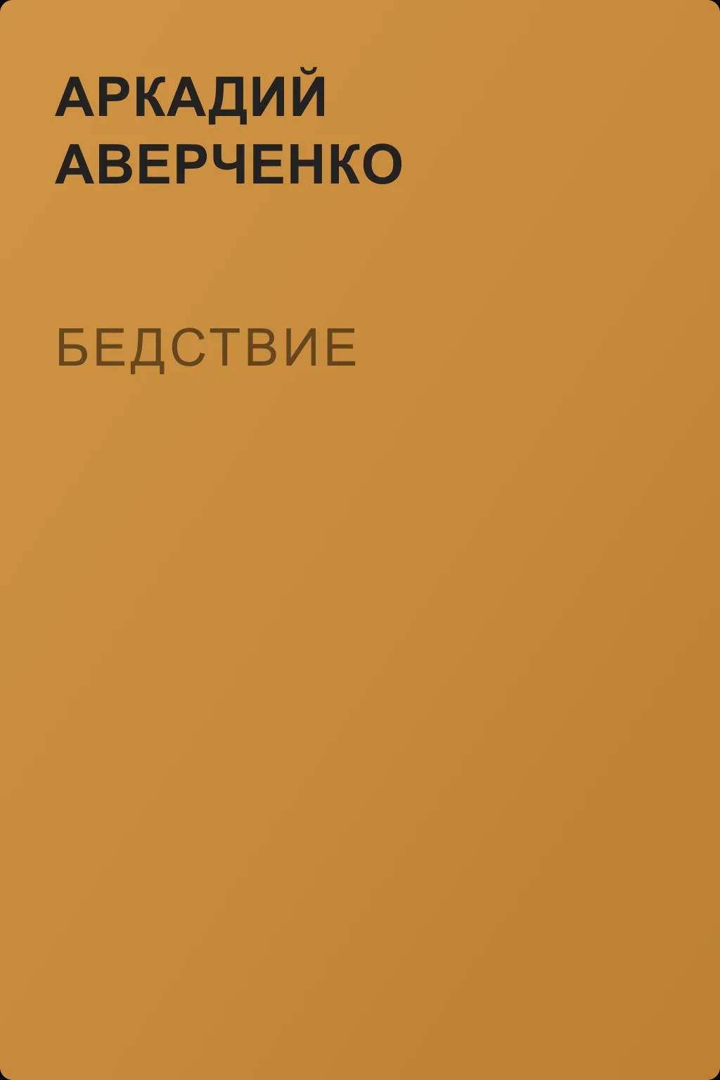 Бедствие — обложка книги