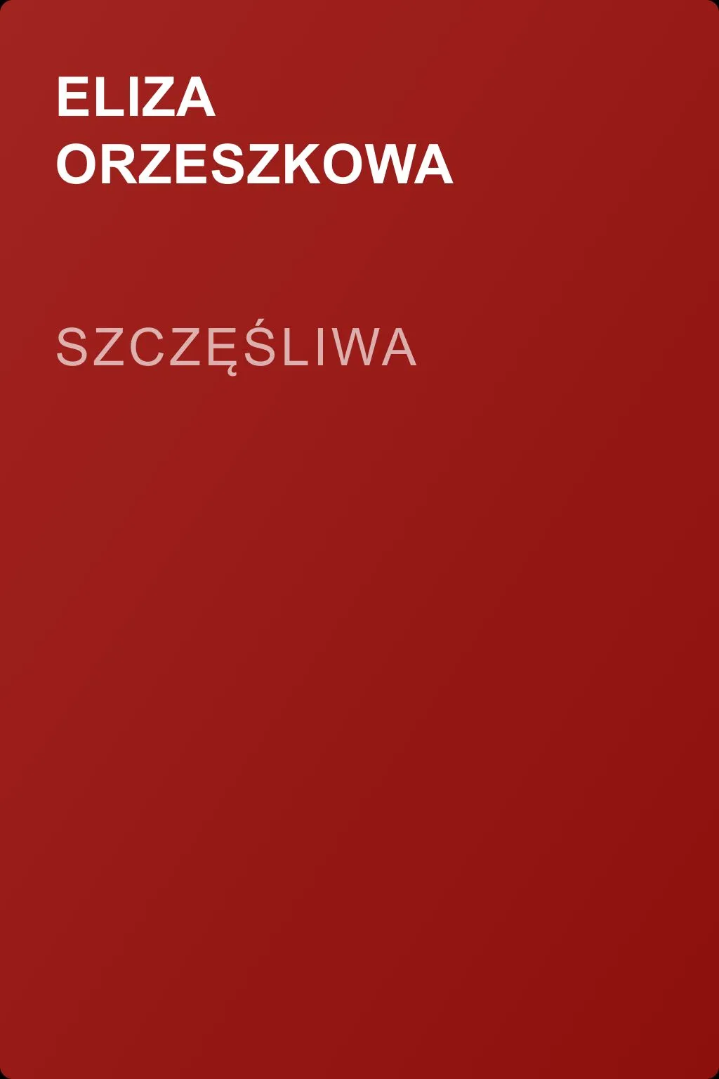 Szczęśliwa — обложка книги