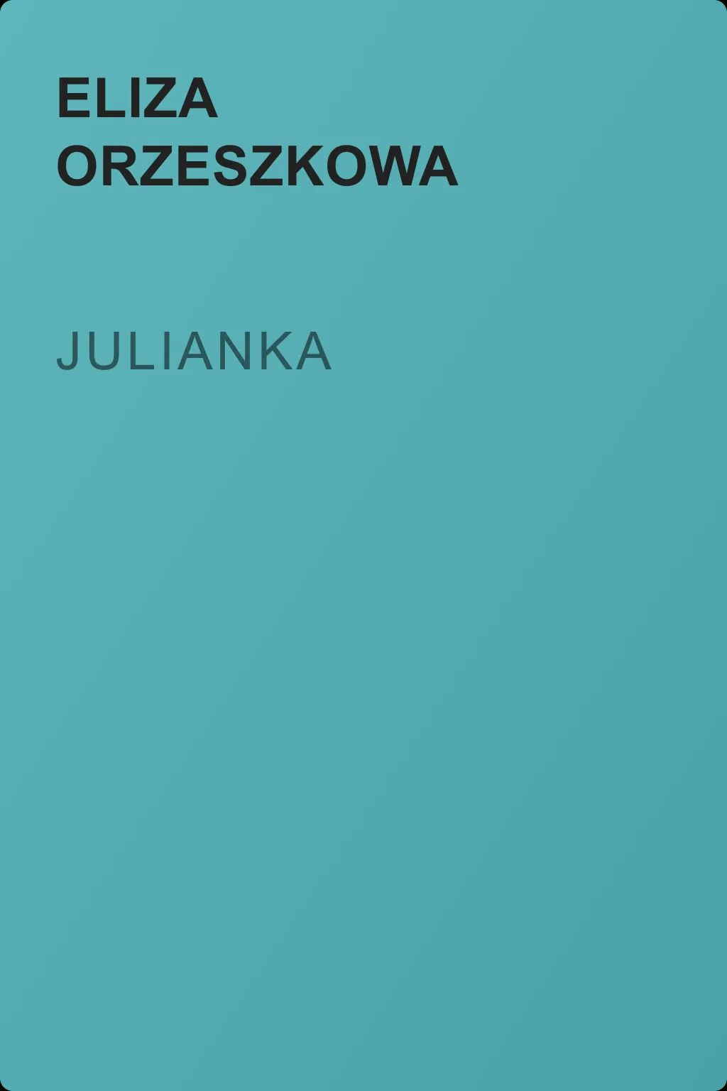 Julianka — обложка книги