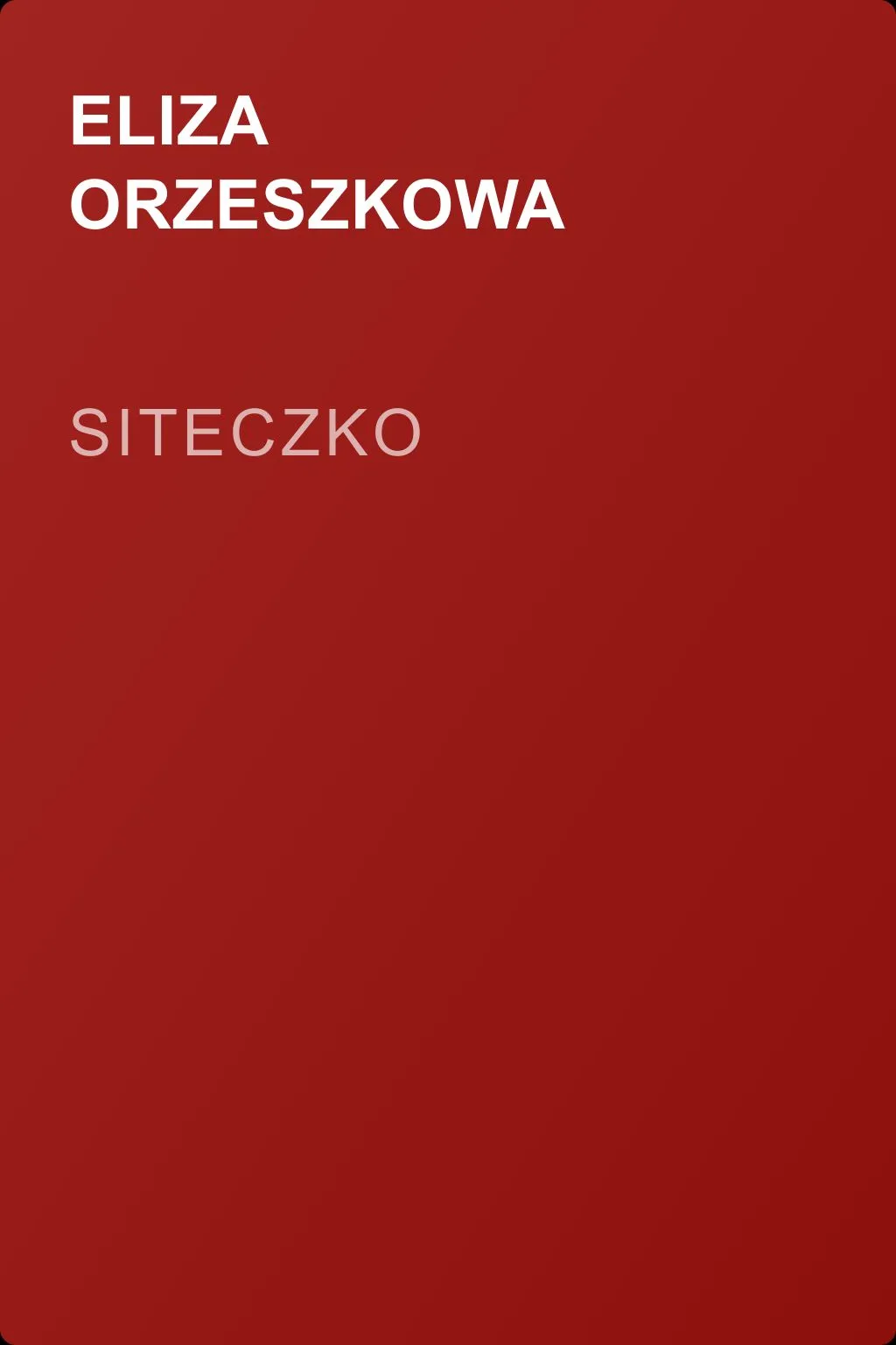 Siteczko — обложка книги