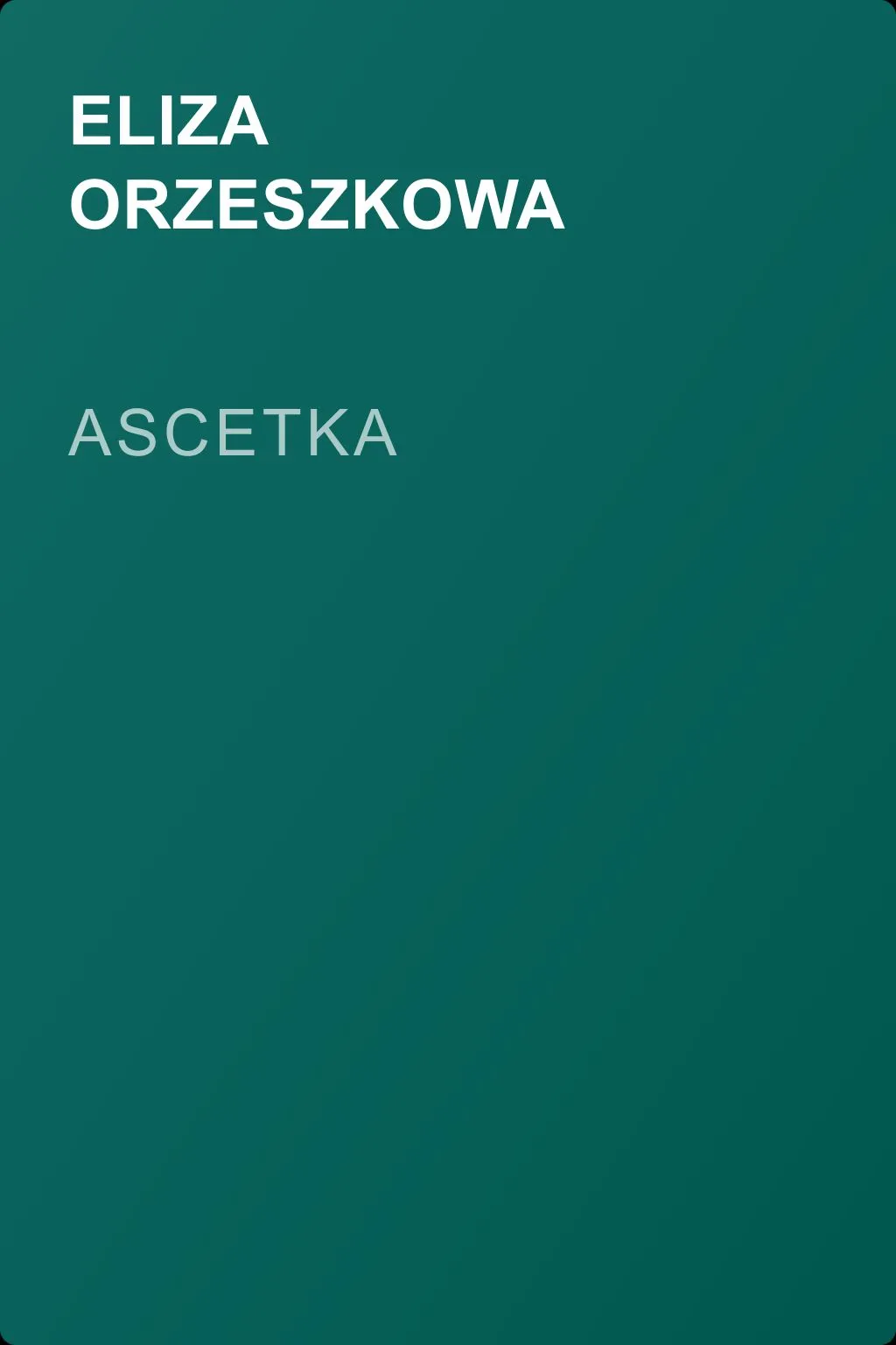 Ascetka — обложка книги