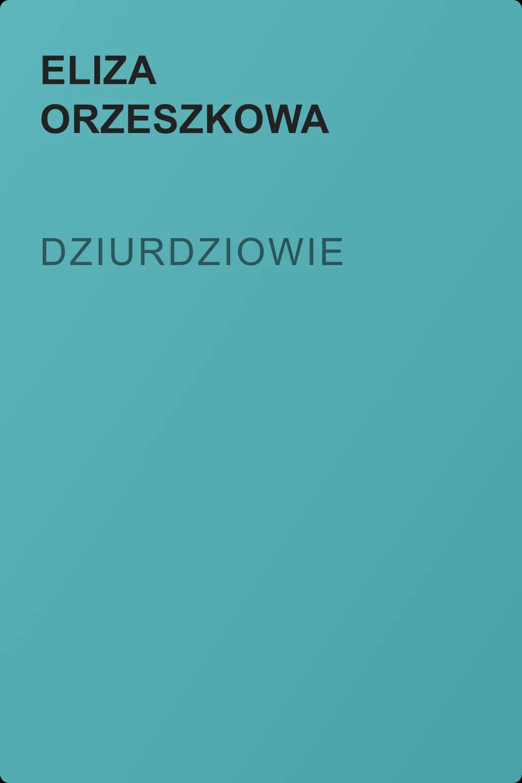 Dziurdziowie — обложка книги