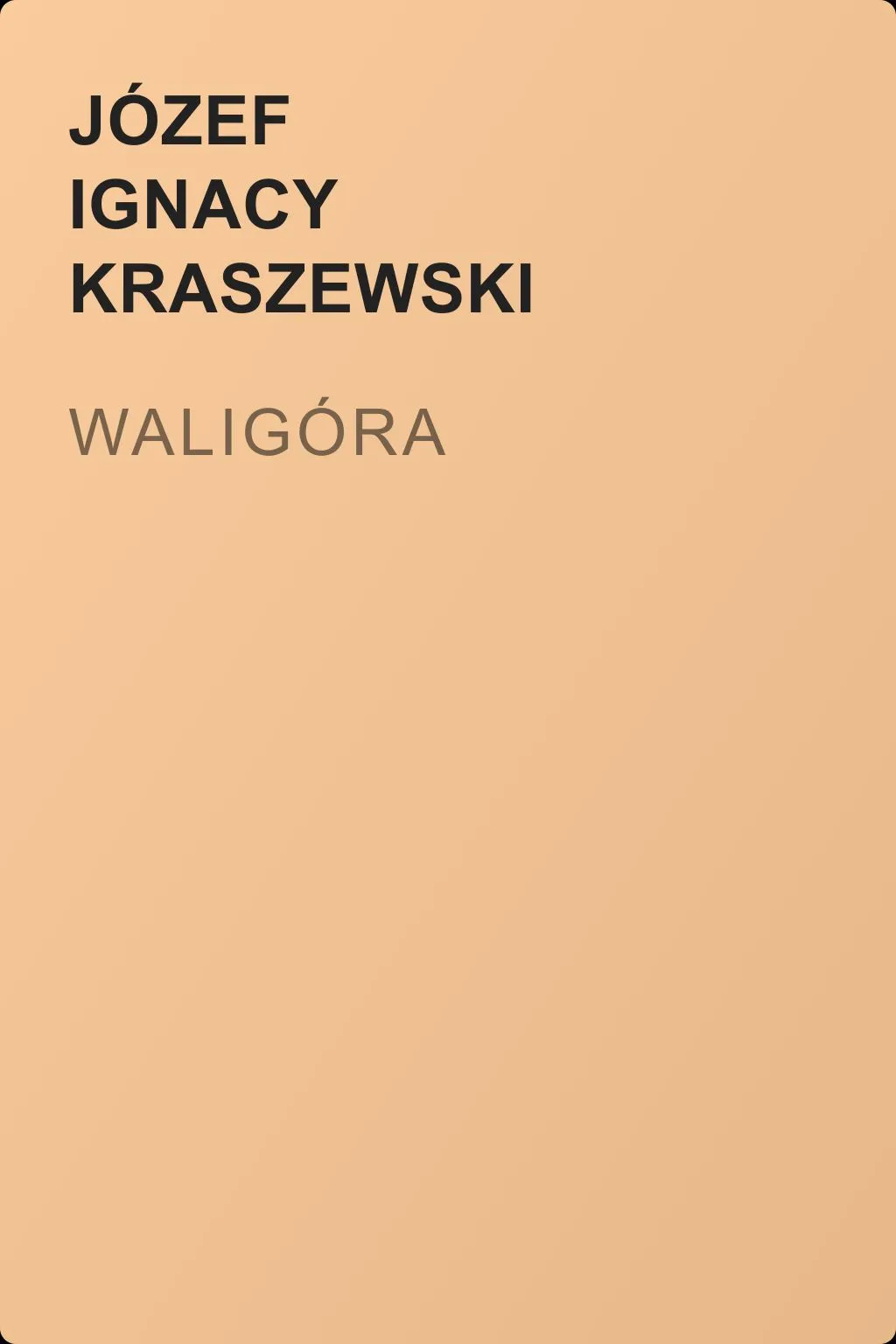 Waligóra — обложка книги