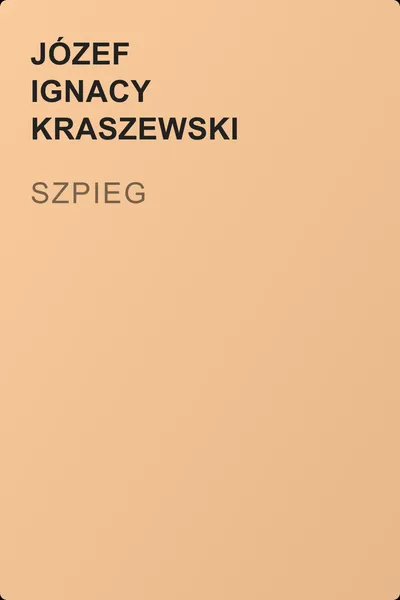 Szpieg — обложка книги