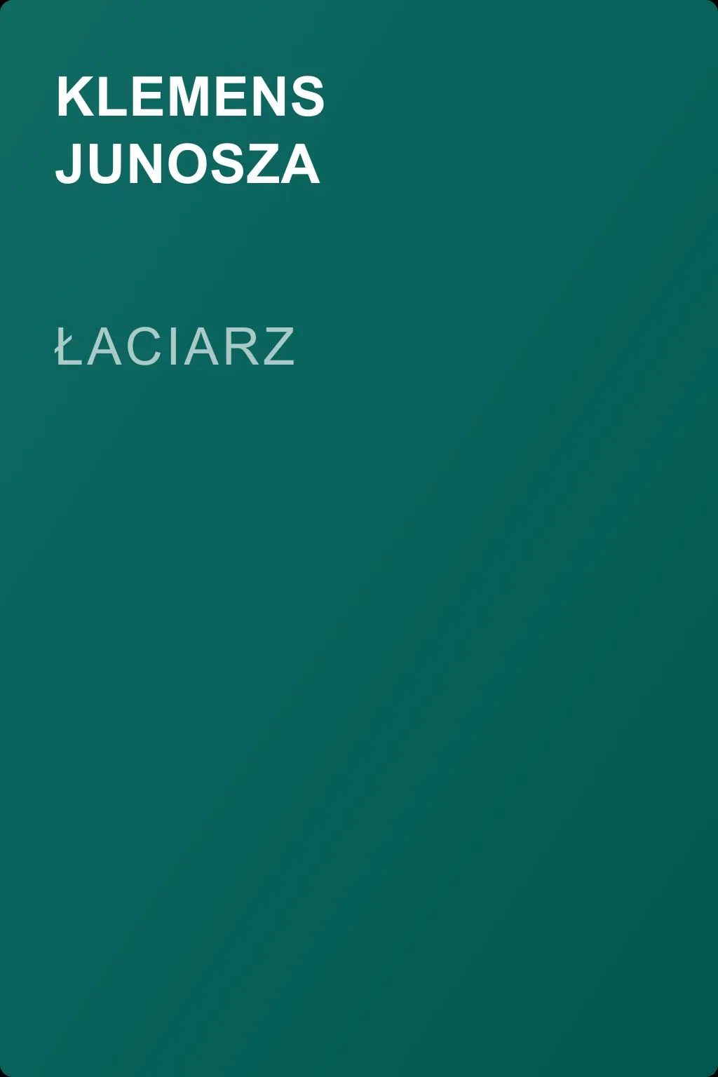 Łaciarz — обложка книги