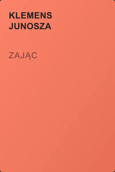 Zając — обложка книги