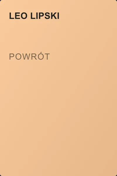 Powrót — обложка книги