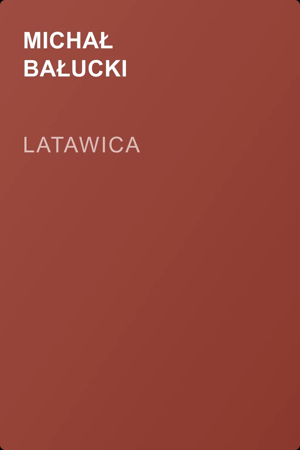 Latawica — обложка книги