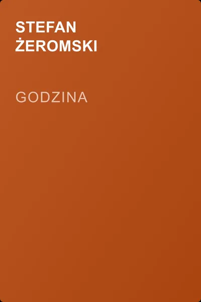 Godzina — обложка книги