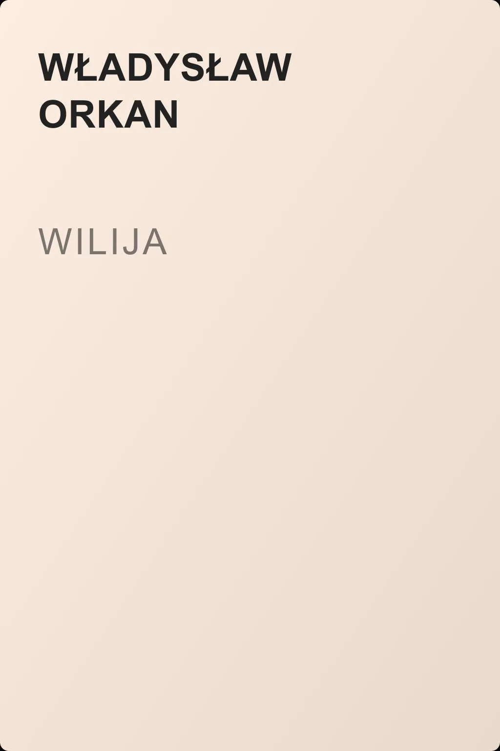 Wilija — обложка книги