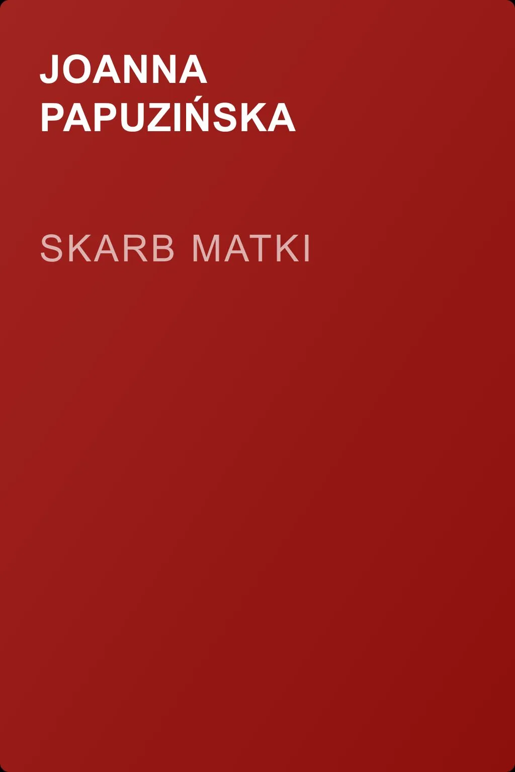 Skarb matki — обложка книги
