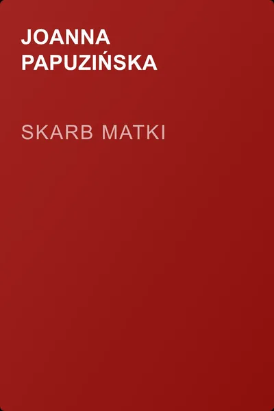Skarb matki — обложка книги