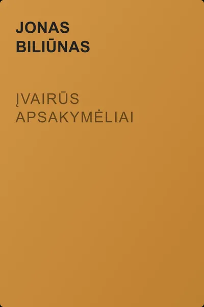 Įvairūs apsakymėliai — обложка книги