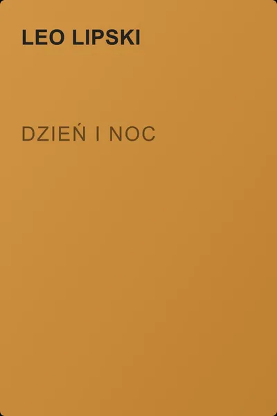 Dzień i noc — обложка книги