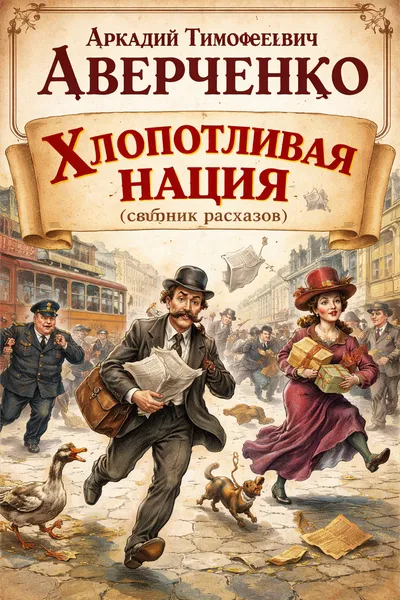 Хлопотливая нация (сборник рассказов) — обложка книги