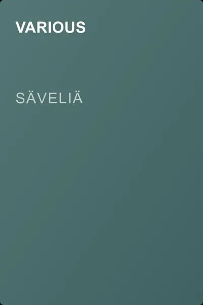 Säveliä — обложка книги
