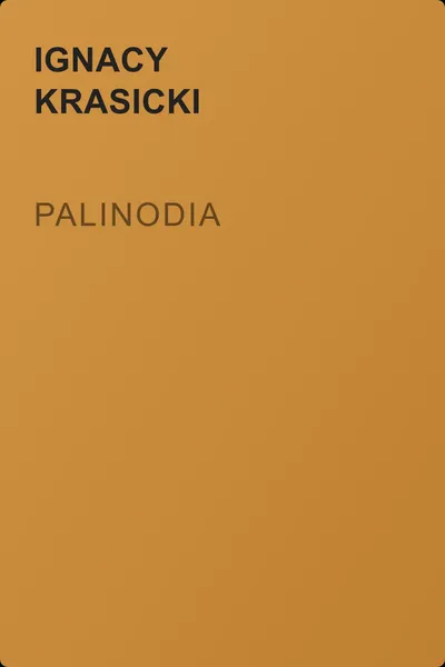 Palinodia — обложка книги