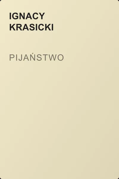 Pijaństwo — обложка книги