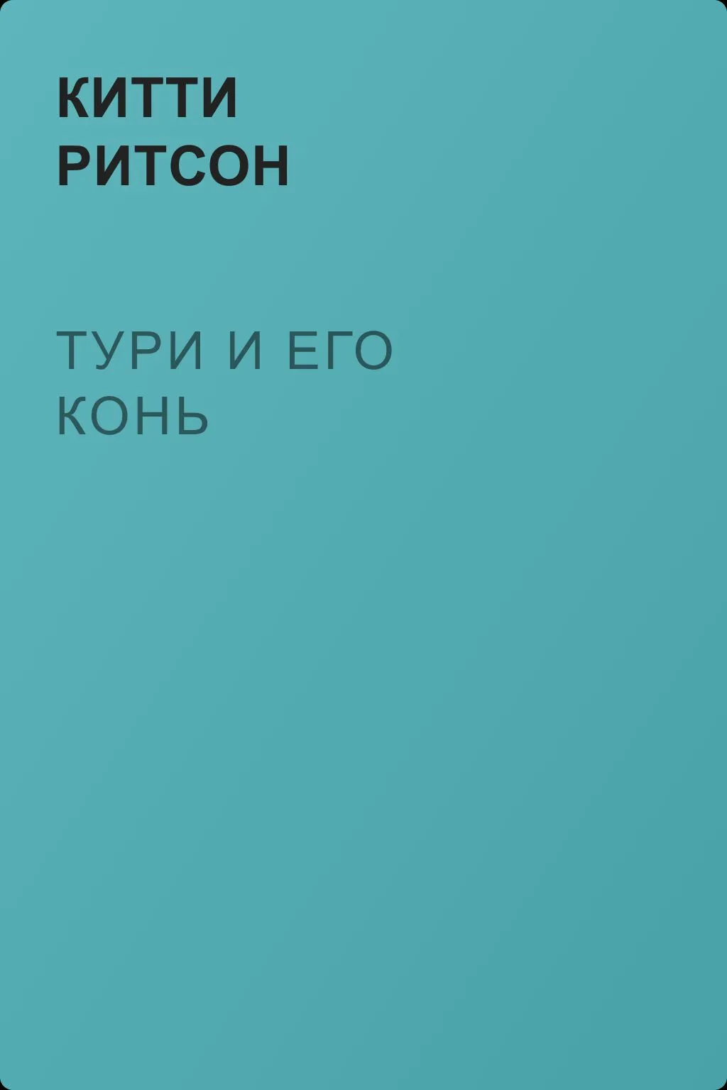 Тури и его конь — обложка книги