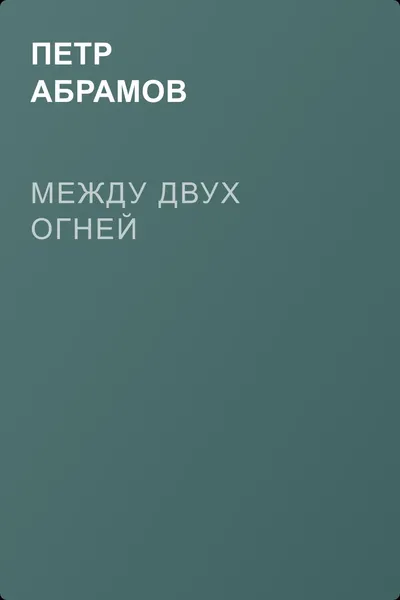 Между двух огней — обложка книги