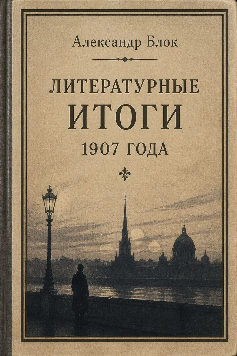 Литературные итоги 1907 года — обложка книги