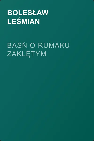 Baśń o rumaku zaklętym — обложка книги