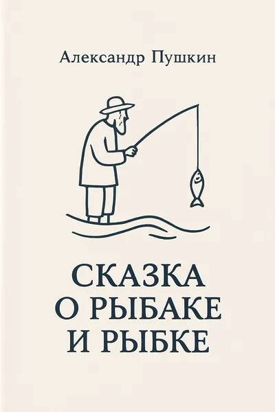 Сказка о рыбаке и рыбке — обложка книги