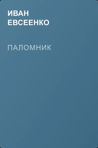 Паломник — обложка книги