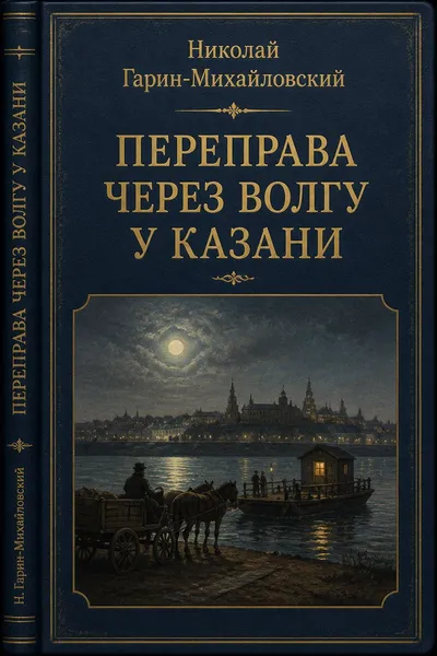 Переправа через Волгу у Казани — обложка книги