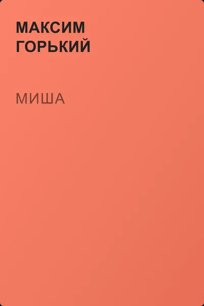 Миша — обложка книги
