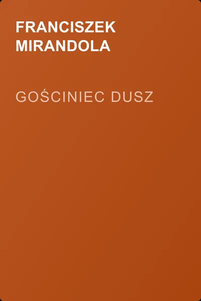 Gościniec dusz — обложка книги