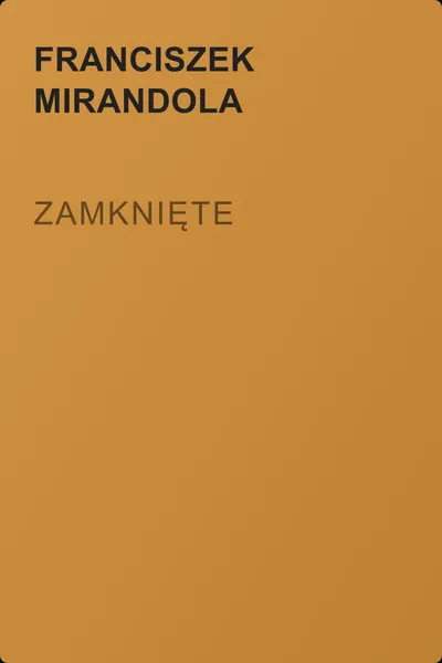 Zamknięte — обложка книги