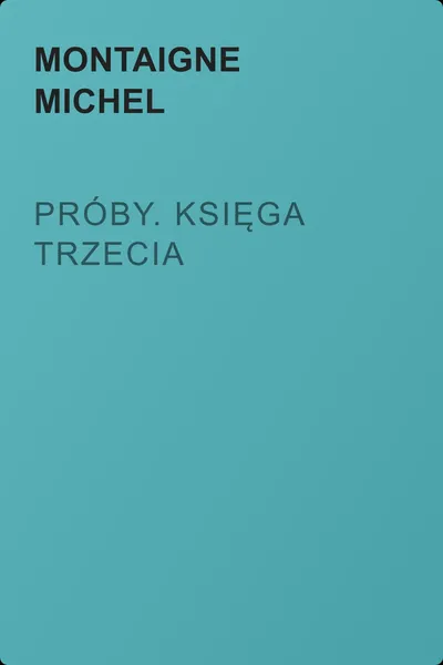 Próby. Księga trzecia — обложка книги