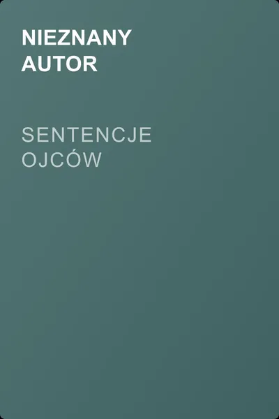 Sentencje ojców — обложка книги