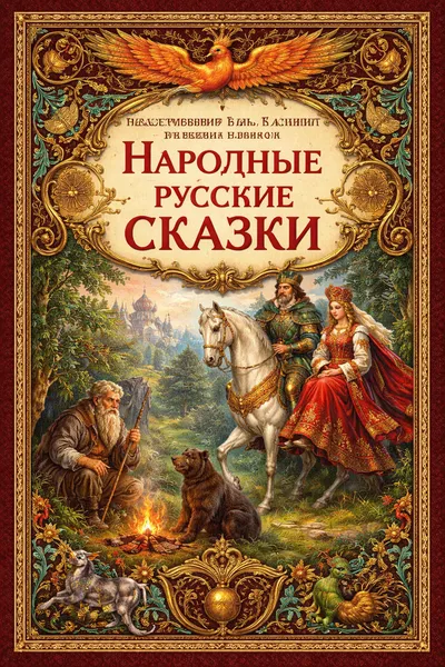 Народные русские сказки — обложка книги